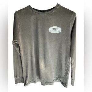 Sage Green 100% Cotton OBX Long Sleeve Outer Banks Shirt Small